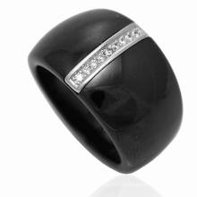 Кольцо из керамического кольца 925 Серебряное кольцо моды (R21095)